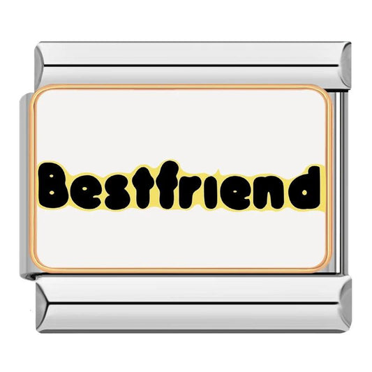 Best Friend, on Silver - Charms Official