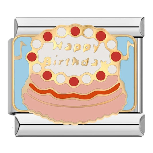 Pink Birthday Cake - Charms Official